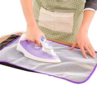 GEEO Protective Cloth Heat Resistant, Non-Stick Ironing Guard for Delicate Clothes Ironing Mat