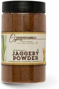Green Dumbells Organic Jaggery Powder | Natural Sugar Substitute | Powder Jaggery
