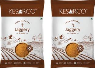 KESARCO Jaggery Gur Powder 1kg, Healthy Substitute to White Sugar, Sulphate Free Jaggery Powder Jaggery