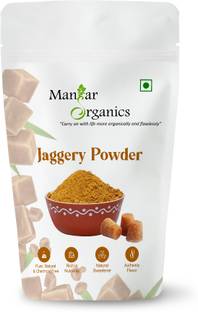 ManHar Organics Natural Jaggery Powder 100gm | Gud Powder | Unadulterated Powder Jaggery