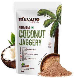 Mevano Pure & Unprocessed Coconut Jaggery Powder - Healthy & Natural Sweetener Powder Jaggery