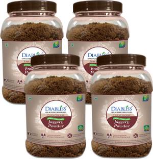 DiaBliss Low Glycemic Index GI Jaggery - Pack of 4 Powder Jaggery