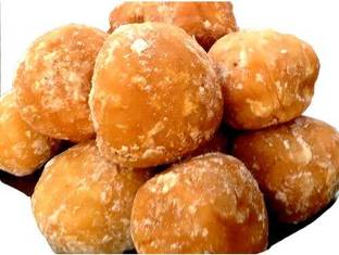 AYSP Jaggery: Sugarcane Cubes/Block/Gud/Vellam,Chemical-Free,No Preservatives,Round Block Jaggery