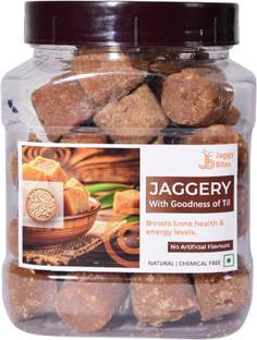 Jaggybites Jaggery cubes with goodness of sesame (til) Cubes Jaggery