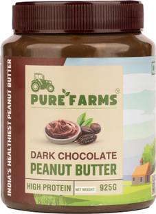 PURE FARMS Chocolate Peanut Butter, Crunchy Delight with Rich, Pure Cocoa Classic Snack