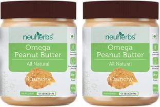 Neuherbs All Natural Peanut Butter with the Power of Omega-3, Gluten free, NON-GMO