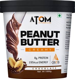 AS-IT-IS Nutrition ATOM Chocolate Peanut Butter Creamy 1Kg | Gluten Free | Cholesterol Free