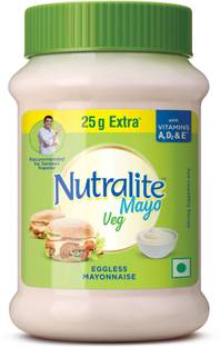 Nutralite Veg Mayo|Eggless Mayonnaise|Enriched With Vitamins A, D2, and E