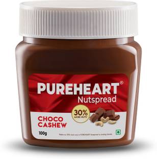 PUREHEART Nut Spread Choco Cashew - Nutty Chocolate Cashew Spread for Breakfast, Bread/