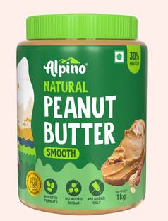 ALPINO Natural Peanut Butter Smooth Unsweetened