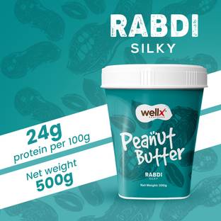 Wellx Brothers Roasted Peanuts, Brown Sugar, Rabdi Flavor Peanut Butter