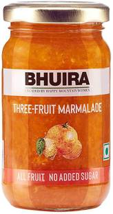 Bhuira All Natural Three Fruit Marmalade Jam | No Added Sugar|No Added preservatives