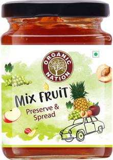 Organic Nation MIXED FRUIT CONSERVE |JAM - Rich in Calcium, Iron and Magnesium| Low Sugar