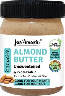 Jus' Amazin Crunchy Almond Butter - Unsweetened