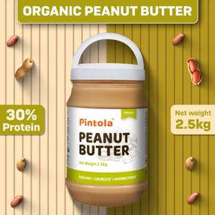 Pintola Organic Peanut Butter (Creamy) (Unsweetened)