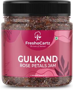 FreshoCartz Organic Gulkand (Made with Rose Petals and Mishri) | Rose Petal Jam