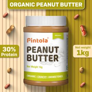 Pintola Organic Peanut Butter (Crunchy) (Unsweetened)