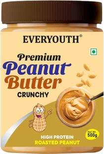 everyouth Peanut Butter Crunchy| 26g Protein | Non GMO | Zero Cholesterol |