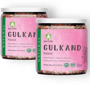 ayurvedix Rose Petal Gulkand - A Sweet and Fragrant Treat | No Added Flavor | 400 X 2 GM