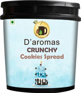 D'aromas Crunchy Cookies Spread | Creamy | Crunchy | All Natural Ganache