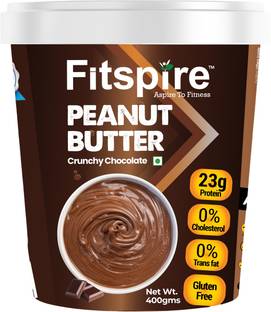Fitspire Peanut Butter 100% Roasted Crunchy Chocolate| 23g Protein | 0% Cholesterol|
