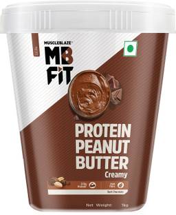 MUSCLEBLAZE High Protein Peanut Butter, Creamy, Dark Chocolate, (Fit Pack)