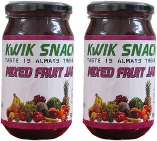 kwik snack COMBO PACK OF 2 MIXED FRUIT JAM