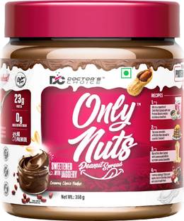 DOCTOR'S CHOICE High Protein Peanut Butter, Dark Chocolate Creamy Spread Chocolate Fudge Creamy)