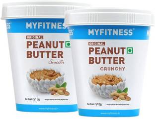 MYFITNESS PEANUT BUTTER Original Smooth & Crunchy | Combo