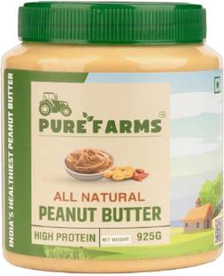 PURE FARMS All Natural, Single Ingredient Peanut Butter Keto-Friendly, Crunchy