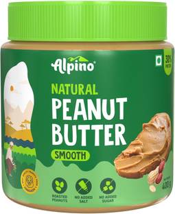 ALPINO Natural Peanut Butter Smooth Unsweetened