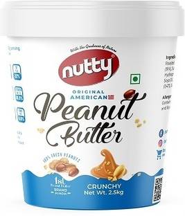 Nutty Peanut Butter Crunchy – 2.5Kgs