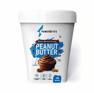 POWERBITES Peanut Butter - Almond Crunch, High Protein, No Palm Oil