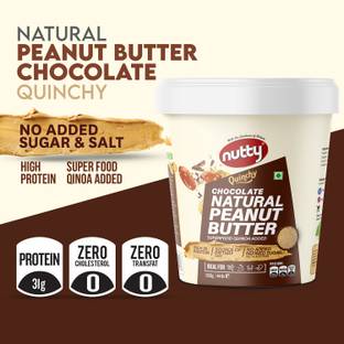 Nutty Natural Peanut Butter Chocolate Quinchy | 100% Non-GMO | Vegan | 31g Protein