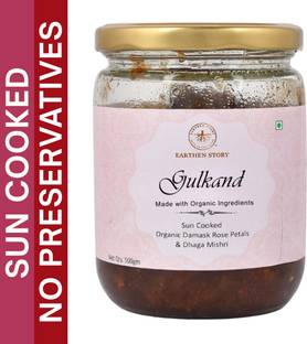 Earthen Story Organic Gulkand | Sun Cooked | 100% Natural Rose Petal Jam | Ayurvedic Coolant