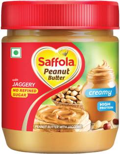 Saffola Peanut Butter with Jaggery, Creamy, High Protein, No Refined Sugar