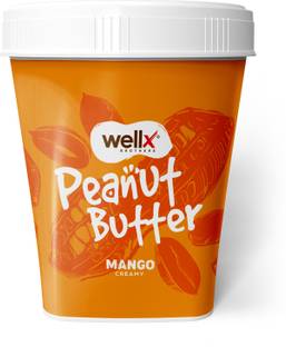 Wellx Brothers Mango Creamy Peanut Butter With High Protein & 100% Roasted Peanuts