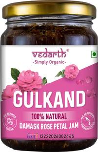Vedarth Natural Organic Gulkand Prepared Using Damask Rose