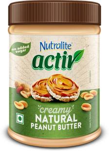 Nutralite Activ Peanut Butter, Plant based protein source, Natural Creamy