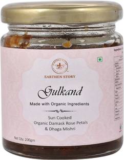Earthen Story Organic Gulkand | Sun Cooked | 100% Natural Rose Petal Jam | Ayurvedic Coolant