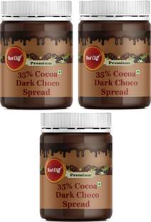 RED CLIFF Dark Chocolate Spread | 35% Cocoa | All Natural Ganache | Pack of 3)