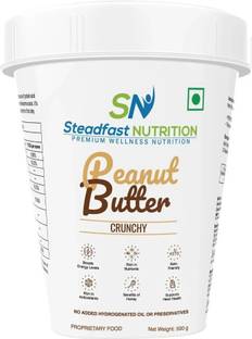 Steadfast NUTRITION Peanut Butter Honey Crunchy |Boosts Energy,Keto Friendly,Roasted Peanuts & Honey
