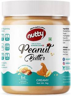 Nutty Creamy Peanut Butter, From Roasted Peanuts, American Flavored Peanut Butter 1Kg
