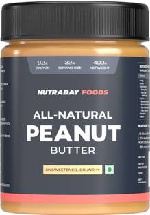 Nutrabay Foods Natural Peanut Butter Unsweetened - Crunchy,