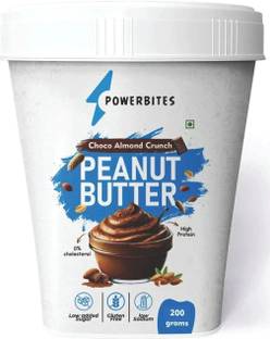 POWERBITES Peanut Butter - Almond Crunch, High Protein, No Palm Oil