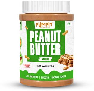 PUMPIT Peanut Butter All Natural Unsweetened ( Smooth )