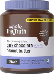 The Whole Truth Dark Chocolate Peanut Butter - Creamy | SUPER SAVER PACK | No Added Sugar