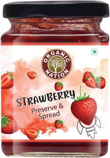 Organic Nation Strawberry Conserve- Premium Fruit Spread with Real Strawberries