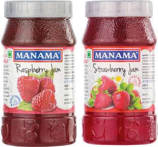 MANAMA Raspberry Jam and Strawberry Jam