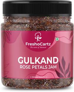 FreshoCartz Natural & Organic Himalayan Gulkand - Rose Petals Jam | Rose Jam | Sweet Gulkand